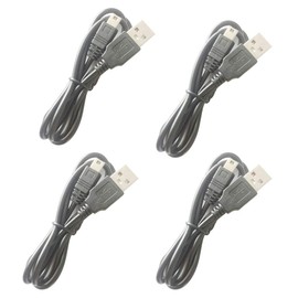 2-Pack USB 2.0 A to Mini-B 5 Pin USB Data Sync & Charger Cable Compatible With Texas Instruments TI-84 Plus CE,C Silver Edition,TI 89 Titanium,TI Nspire CX/TI Nspire CX CAS Graphing Calculators