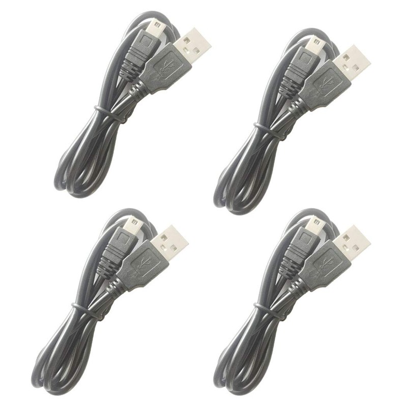 2-Pack USB 2.0 A to Mini-B 5 Pin USB Data