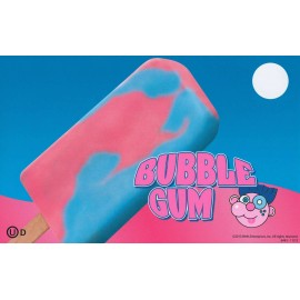 Wells Enterprise Bubble Gum Bar by Blue Bunny Ice Cream Truck Sticker Decal 8"x5"