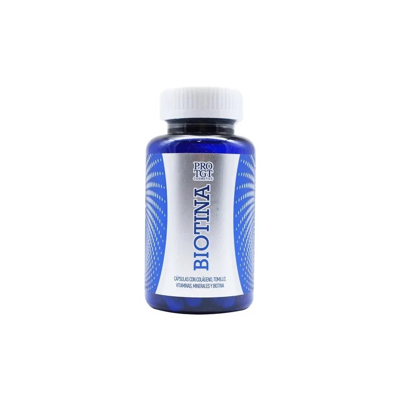 Biotina 600 Mg 30 Cápsulas Pro Tgt Cosmetics. Sabor Sin
