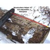 Woodcutters Helper 16" Magnetic Firewood Measuring Tool - Fiberglass