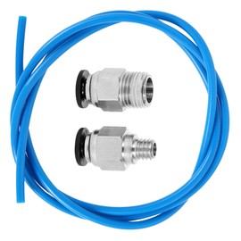 CIYODO 1m PTFE Bowden Tube Connectors Printer Fittings Pneumatic Connector Fittings and Bowden Tube for Filament