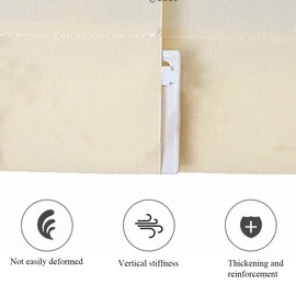 HO2NLE Pack of 10 Slat Curtain Weight Plates 127 mm (5 Inch) Slats Weights Vertical Blind Replacement Part White Vertical Blinds for Curtain Door Window Living Room