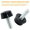 Zorveiio 24 Pcs M6 Furniture Leveling Feet Adjustable Table Levelers