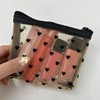 Jpar Cosmetics Heart Mesh Mini Pouch JTRK111656 / Jpar 화장품 하트 메쉬 미니파우치 JTRK111656