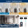 dolria Mini Chandelier Modern Crystal Chandeliers for Hallway LED Flush
