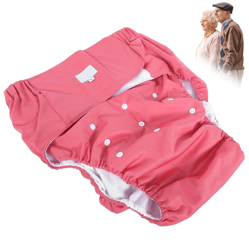 Adult Diaper Adjustable Washable Elderly Diaper Reusable Incontinence Nappy Pants705