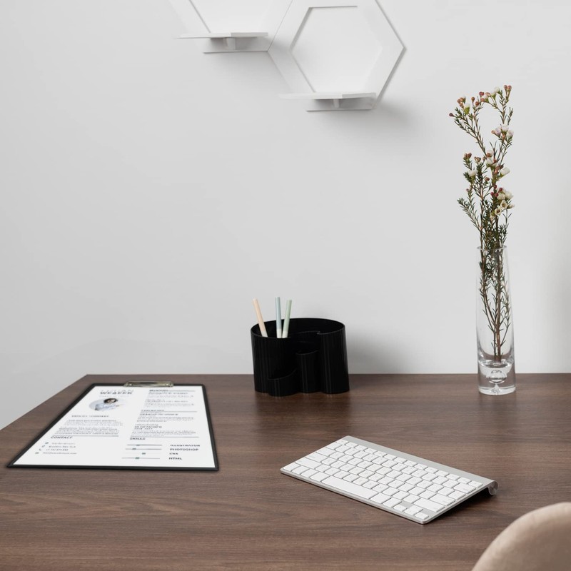 Netuno Clipboard A4 with Clip Red Writing Board Metal Clip