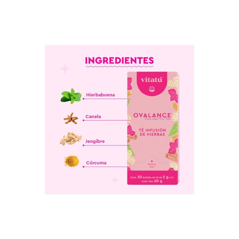 VITATÚ VITALICIOUS NUTRITION - Kit para ella Plus | Inositol+Femsential+Ovalance