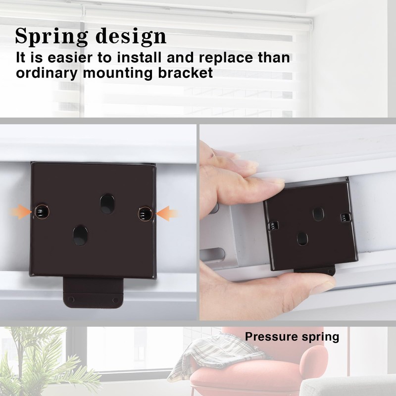 Metal Mounting Brackets Roller Blind Buckles Universal Replacement for Roller