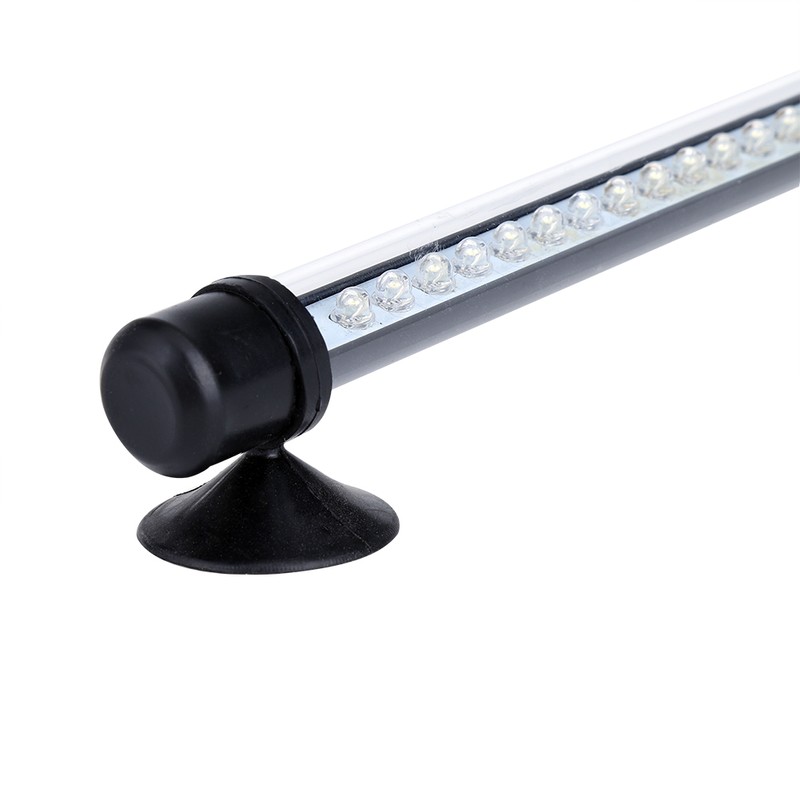 Aquarium Fish Tank 30 LEDs Light White Bar Submersible Waterproof