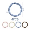 Pack of 4 Silk Hair Bobbles, Women's Hair Ties, Ponytail