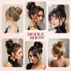 SPIKFN Real Hair Bun Set, 100% Human Hair, Natural Doughnut