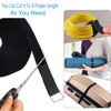 16Ft x 1In Adjustable Cable Straps with 25 Metal Buckles,