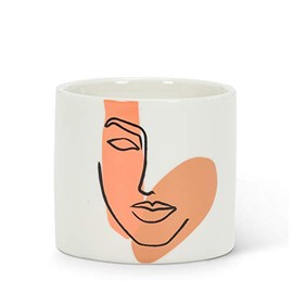 Abbott Collection Small Modern Face Planter-2.5" D
