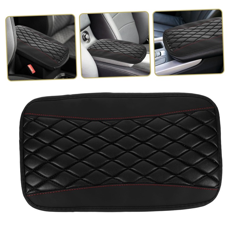 ABOOFAN Car Center Armrest Cover PU Leather Slip Pad Easy