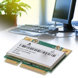 6E Card, AX210HMW Mini PCIe Card for PC, BT 5.2 2.4G 5G 6G Tri Band 5374Mbps Network Adapter for Windows10 11, Linux, for Chrome OS