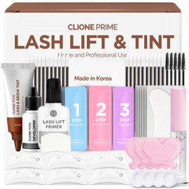 Korean At Home Eye Lash Lift and Color Kit Professional Brow Lamination and Color Kit Eye Lash Color Brown Eye Brow Color Kit