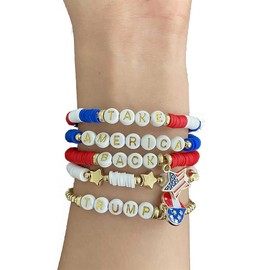 Wristbands Bracelets 2024 - Inspirational Rubber Wristbands | Rubber Band Bracelets for Teens, Men, Women, Boys, and Girls | Motivational Bead Accessories