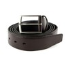 Lloyd leather belt, black and brown, colour: brown tones, length:
