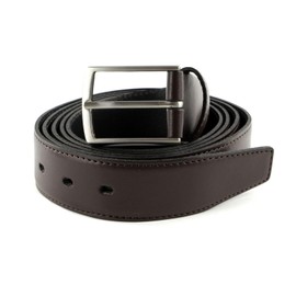 Lloyd leather belt, black and brown, colour: brown tones, length: 120 cm, dunkelbraun