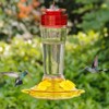 Hummingbird Feeder Parts, 16 PCS Hummingbird Feeder Replacement Flowers Yellow,