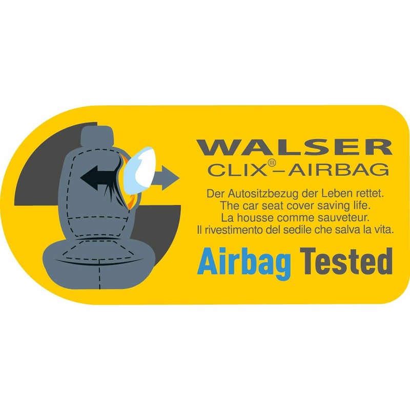 Pineto Car Seat-Cover Black-Grey