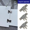 ECSiNG 10 Pieces 86 Degree Angle Restriction Hinge Clip for
