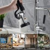 Commercial Pre-Rinse Kitchen Sink Faucet Restaurant Kitchen Sprayer Mixer Tap