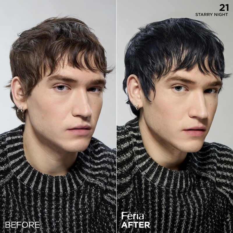 L'Oreal Paris Feria Multi-Faceted Shimmering Permanent Hair Color, 21 Starry