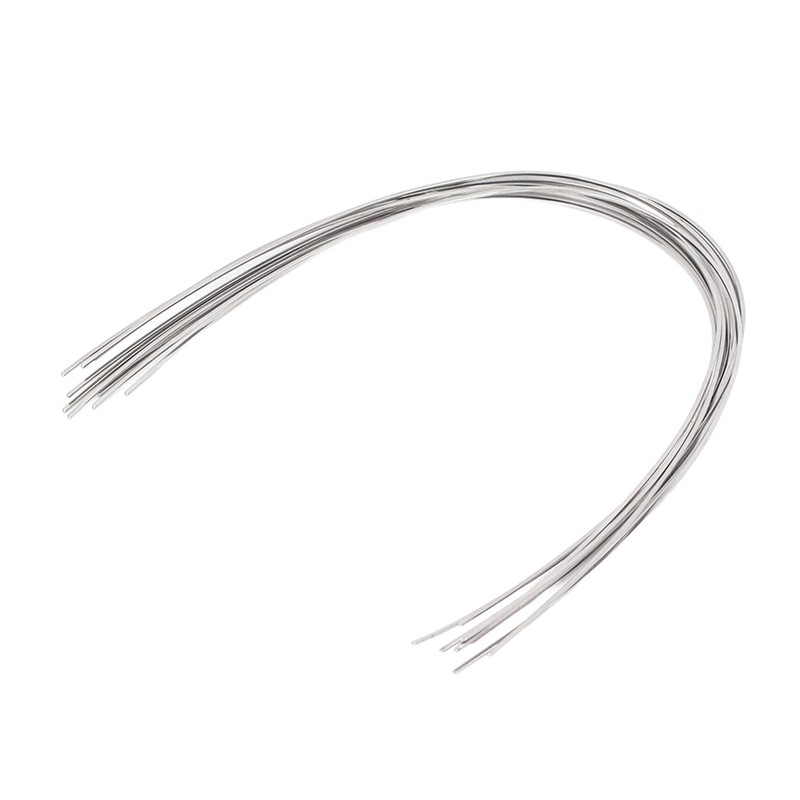 50pcs Orthodontic Rectangular Arch Wire Stainless Steel Elastic Orthodontic Arch