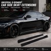 Universal Side Skirt Extensions for Car Styling – 6PCS ABS