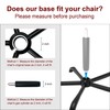 Frassie 25 Inch Office Chair Metal Base Replacement Heavy Duty