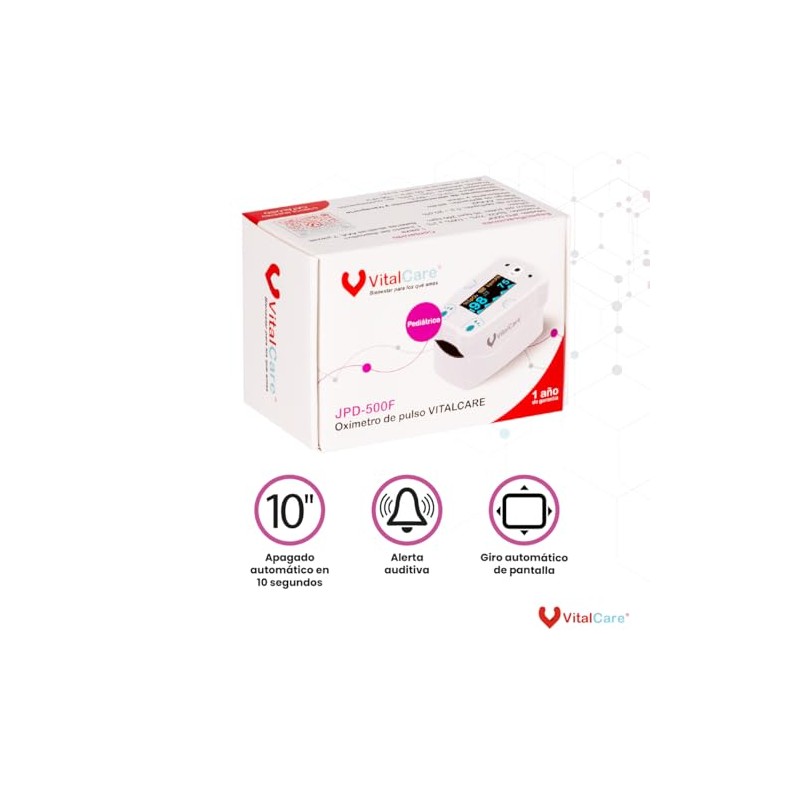 Vital Care Oxímetro de pulso YX302 Gris