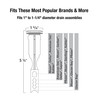 Bathroom Sink Pop-up Stopper Replacement for Lavatory Pop-up Drain Assembly,