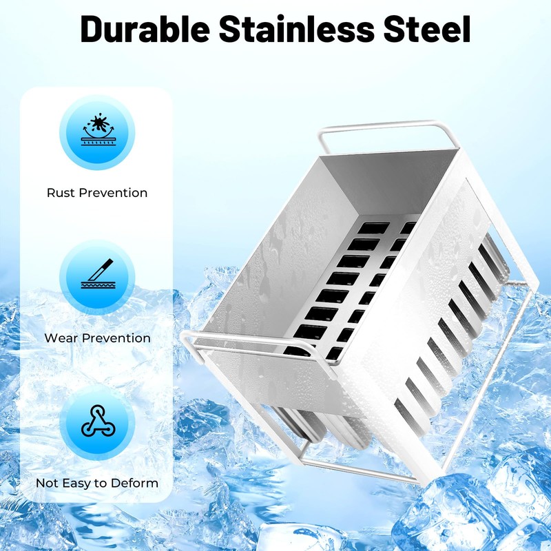 Ice Cream Maker Mold Set, 20/30Pcs Stainless Steel Ice Lolly