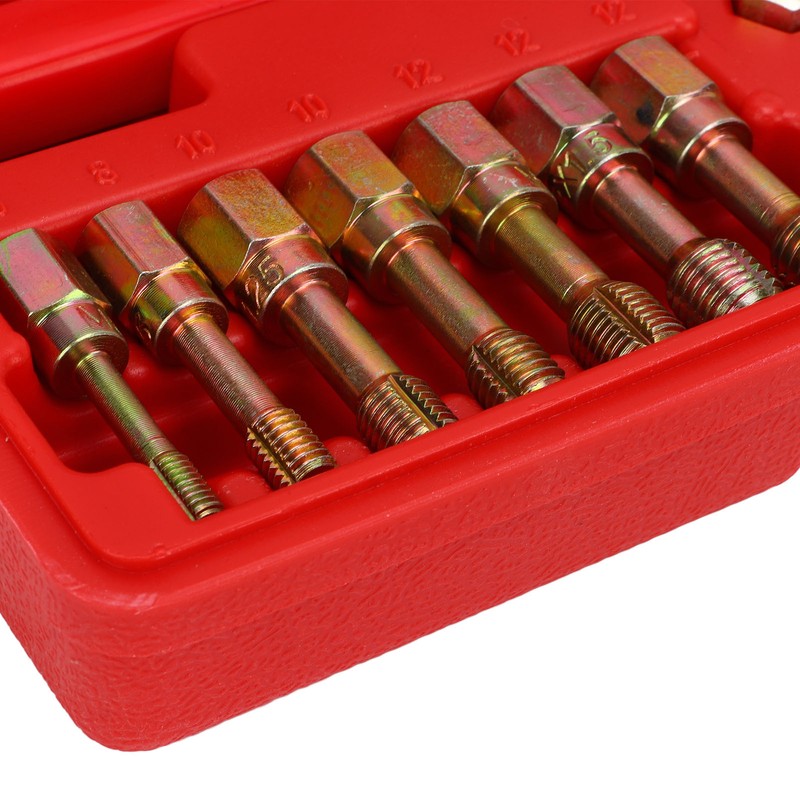 15pcs Metric Thread Chaser Set Carbon Steel Rethreading Tap Die