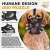 Pawfun Mesh Dog Muzzle, Breathable Soft Dog Muzzle with 3