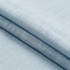 Dusty Blue Pinch Pleated Full Blackout Curtains Linen Texture Thermal