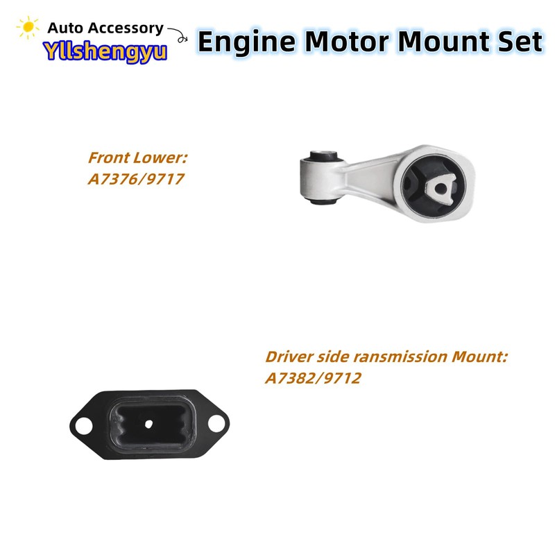 4Pcs Engine Motor Mount Set Fits for Nissan Sentra 2013