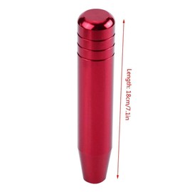 Qiilu Car Gear Knob, Universal 18 cm Aluminium Alloy Handgrip Gear Lever (Red) Gear Lever Car Tuning