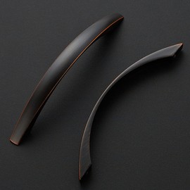 Ravinte 10 Pack Cabinet Pulls 5 Inch Oil-Rubbed Bronze Curved Drawer Pulls for Kitchen Cupboard Arch Pulls for Dresser Drawer Cabinet Hardware Come with Screwdriver