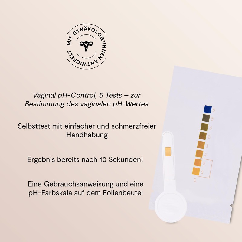 Ellen pH Control Vaginal Test for Determining pH and Detecting