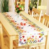 Kamaca Series Tulips and Butterflies Tablecloth, High-Quality Print Motif with