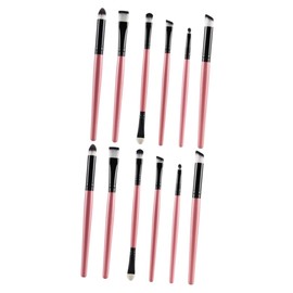 Baluue 12 Pcs Makeup Brush for Women Professional Makeup Set Eye Shadow Brush Kit Nylon Bristles Beauty Tools Black Tube Ladies