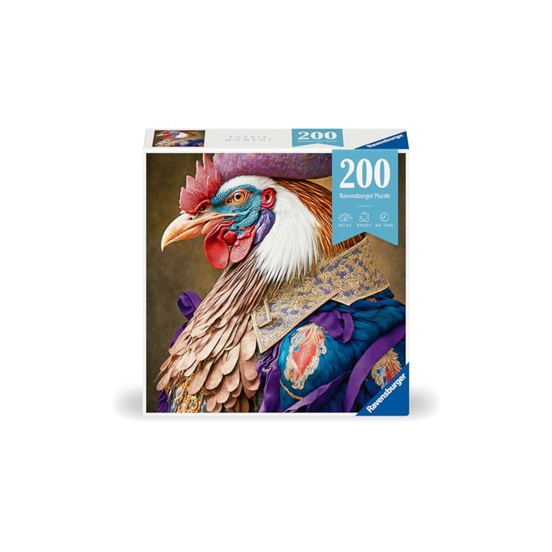 Ravensburger Puzzle Moment: Rooster General 200 Piece Jigsaw Puzzle for