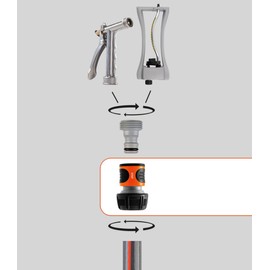 GARDENA Male 5/8" Hose Repairer Set