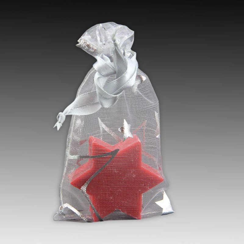 10 x star soap in a mesh bag, gift, set