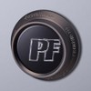 ENKEI Performance Series CAP06D-Bx4 Center Cap, Black Clear, Set of