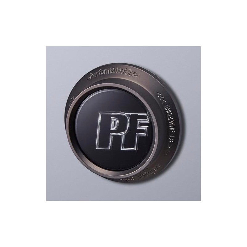 ENKEI Performance Series CAP06D-Bx4 Center Cap, Black Clear, Set of